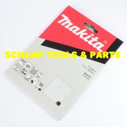 Schuurblad 115x102mm geperforeerd P 60 White velcro per 10 verpakt | P-35813